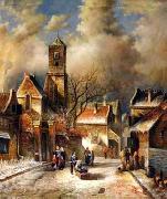 unknow artist European city landscape, street landsacpe, construction, frontstore, building and architecture. 157 oil painting picture wholesale